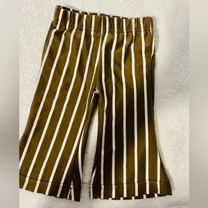 Baileys blossoms striped bell bottoms super soft 3-6m
